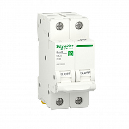 Автоматический выключатель 2-полюсный (АВ) С 32А 6кA Schneider Electric. Вид 1