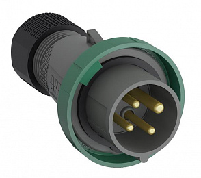 Вилка кабельная easy&safe 332ep10w, 32а, 3p+e, ip67, 10ч ABB. Вид 1