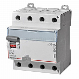 DX3 Блок утечки тока (УЗО) 4-полюсный, 63A, 30mA, тип АC Legrand
