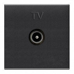 N2250.7 AN Розетка телевизионная TV R (единственная) 2-модульный (антрацит) Zenit ABB. Вид 1