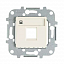 2218_5 BM Компьютерная розетка RJ45, кат.5, 2 модуля Stylo слоновая кость  ABB. Вид 1.