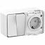 Блок О/У: Розетка с заземлением, со шторками 16А + Выключатель 2-клавишный10А (белый) AtlasDesign PROFI IP54Systeme Electric. Вид 3.