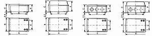 Коробка sdb ip55 низ крыш 155x105x61 Schneider Electric. Вид 1