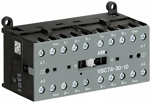 Миниконтактор vbc7a-30-10-05 12a (400b ac3) катушка 230b dc ABB. Вид 1