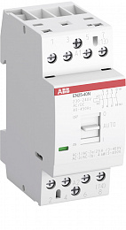 EN25-40N-01 Контактор модульный с ручным управлением (25А АС-1, 4НО), 24В AC/DC ABB. Вид 1