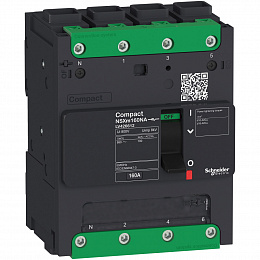 Выключатель-разъединитель 4-полюсный, NSXm 100na elink Schneider Electric. Вид 1