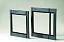 Фланец для дверцы (запасная часть) FLANGE FOR THE COMPARTM.DOOR T4-T5 W ABB. Вид 1.