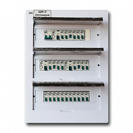 Щит квартирный-3 ОПТИМУМ (3-х комнатная, DEKraft) Асберг АС. Вид 1