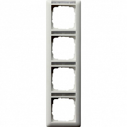 Рамка 4-постовая, вертикальная (белый) Event Gira. Вид 1
