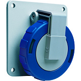 232 RAU6W Розетка панельная угловая, 32A, 2P+E, IP67 ABB