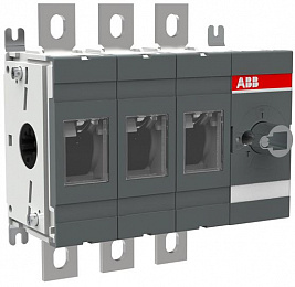 Рубильник OT400E12 до 400А 3-полюсный (без ручки управления) ABB. Вид 1