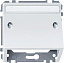 Накладка наклонная для телеком. техники , sd (полярный белый) Merten Schneider Electric. Вид 1.