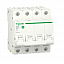 Автоматический выключатель 4-полюсный (АВ) B 20А 6кA Schneider Electric. Вид 1.