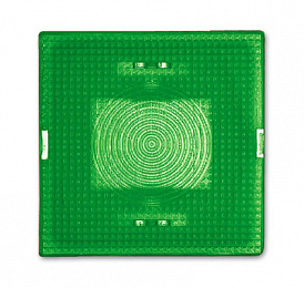 2664-13-101 Линза зеленая для светового сигнализатора (IP44), серия Allwetter 44 ABB. Вид 1