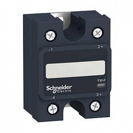 Твердотельное реле, 1фаза, 50А, 1НО, ,=4-32В, ~48-660В Schneider Electric. Вид 1