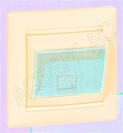 Розетка RJ 45 8 конт (НА ВИНТАХ) Cat 5e (слон. кость) Valena  Legrand. Вид 1