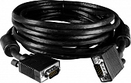 Кабель 5м HD15 Male - Male VGA, ферритовый сердечник, защита от электромагнитных помех, 15В ICP DAS