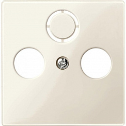 Центральная плата TV/FM, х2, х3 (бежевый) Merten Schneider Electric. Вид 1