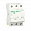 Автоматический выключатель 3-полюсный (АВ) С 20А 6кA Schneider Electric. Вид 1.