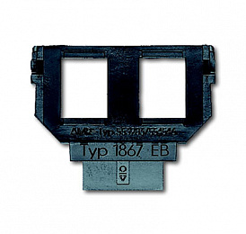 1867 EB Суппорт (цоколь) 2-й для разъёмов 0210, 0211 ABB. Вид 1