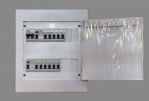 Щит квартирный-2 ЭКОНОМ (2-х комнатная, Schneider Electric) Асберг АС. Вид 1