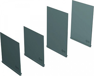 PB100 Межполюсная перегородка низкая 100mm T4-T5 на 4 полюса (1уп.-6шт) ABB. Вид 1