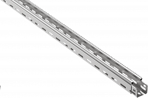 ESCA Лоток перфорированный 50х50х3000 RAL 9016 GL ИЭК. Вид 1