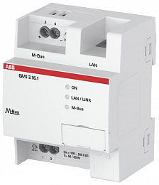 QA/S3.16.1 Модуль анализа энергопотребления, M-Bus, на 16 счетчиков ABB. Вид 1