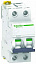 iC60N 2P 1A Автоматический выключатель 2-полюсный, 1А, 6кА (хар-ка B) Schneider Electric. Вид 1.