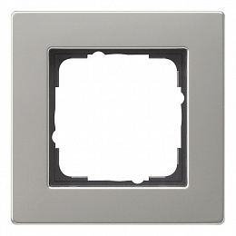 Рамка 1-постовая (сталь) E2 Gira. Вид 1