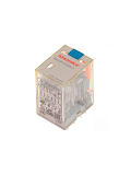 Реле 4CO, 5A(250VAC/30VDC), 24VDC, LED, мех. инд., тест-кнопка Shenler