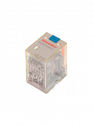 Реле 4CO, 5A(250VAC/30VDC), 24VDC, LED, мех. инд., тест-кнопка Shenler. Вид 1