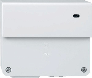 Устройство сопряжения для ветрового датчика (полярный белый) Merten Schneider Electric. Вид 1