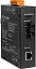 медиаконвертер Gigabit Ethernet 10/100/1000BaseTX в 1000Base-SX, металлический корпус, -30...+75С ICP DAS. Вид 1.