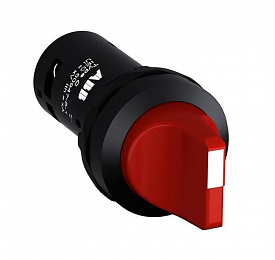 C2SS2-30R-11 Переключатель 2-х позиционный красный 1НО+1НЗ с фиксацией ABB. Вид 1