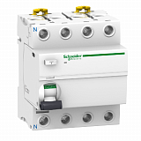 iID 4Р 63A 100mA AС Блок утечки тока 4-полюсный, 63A, 100mA, тип АС (УЗО) Schneider Electric