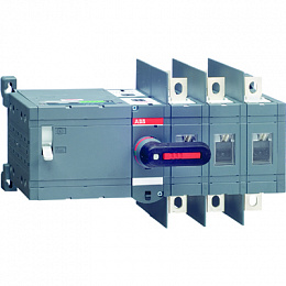 Реверсивный рубильник OTM160E3WCM48D до 160А 3-полюсный с моторным приводом 48В DC ABB. Вид 1