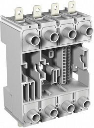 XT2 P FP 4p EF Фиксированная часть для 4-х полюсных TMAX, втычного исполнения ABB. Вид 1