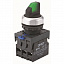 Переключатель с фиксацией NP8-20X/312 без подсветки , черная 2НО IP65 (R) CHINT. Вид 1.