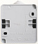 Переключатель 1-клавишный, О/У, 10 ах, IP44 (серый) Этюд Systeme Electric. Вид 1.