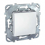 Выключатель 1-клавишный, сх.1 (белый) Unica Schneider Electric