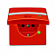 20 EUGKBLN-14-101 Розетка SCHUKO, 20 EUGKBLN-13-101, c контрольным СД, с крышкой, Allwetter44, IP44, оранжевая, уплотнительное кольцо в комплекте, 16. Вид 1.