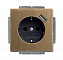 20 EUCBUSB-840-500 Розетка Schuko с USB, 20 EUCBUSB-82-500, 16А, 700 мА, электронная защита от перегрузки и КЗ, безв.клеммы защ. шторки, серия Династ. Вид 1.