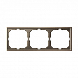 Рамка 3-постовая, универсальная (мокко) ARTGALLERY Systeme Electric. Вид 1