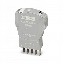 CB E1 24DC/6A NO P Электронный защитный выключатель Phoenix Contact. Вид 1