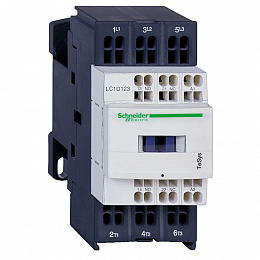 Контактор 3-х полюсный 9А, 1НО+1НЗ, 110В, 50/60Гц, (пруж. зажим) Schneider Electric. Вид 1