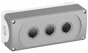 MEP-3-0 Корпус кнопочного поста на 3 элемента ABB. Вид 1