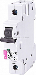 Авт. выключатель ETIMAT 10 1p C 10А (10 kA) ETI. Вид 1