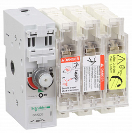 Корп. вкл-раз-предох.3p.размер 00с.63a Schneider Electric. Вид 1