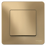 Переключатель 1-клавишный, С/У, (cх.6), 10а, 250b (титан) Blanca Systeme Electric